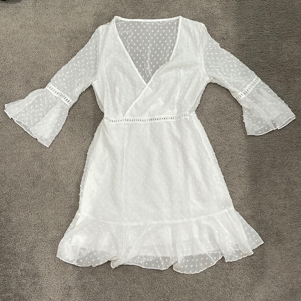 SHEIN White Dress, Size Medium
